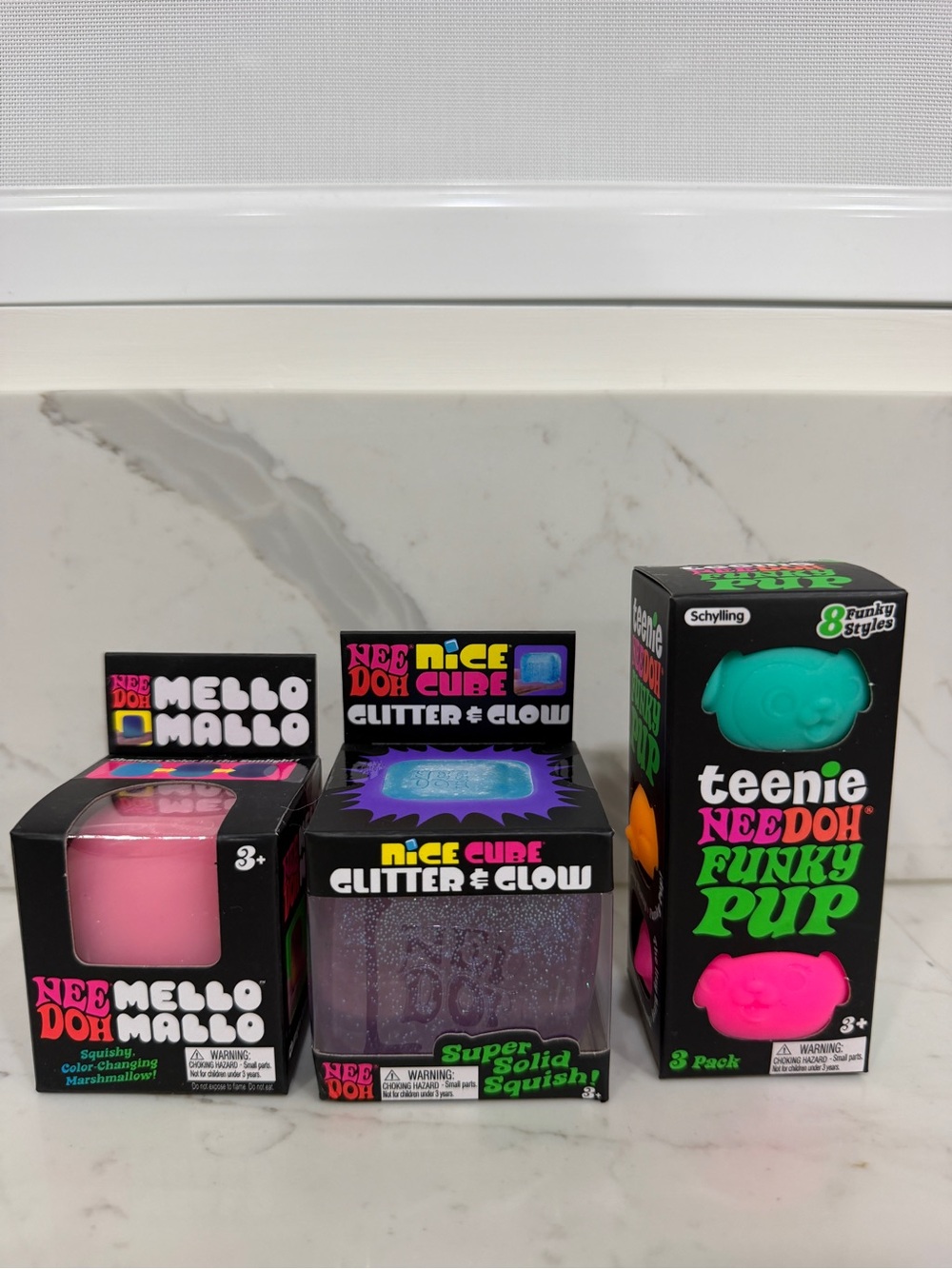 NeeDoh Set/Bundle of 3, New in Box